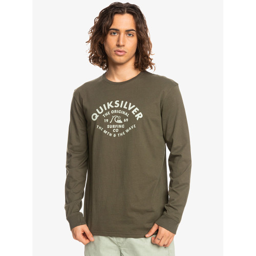 Quiksilver Ανδρική μακρυμάνικη μπλούζα Script Talk - Long Sleeve T-Shirt for Men